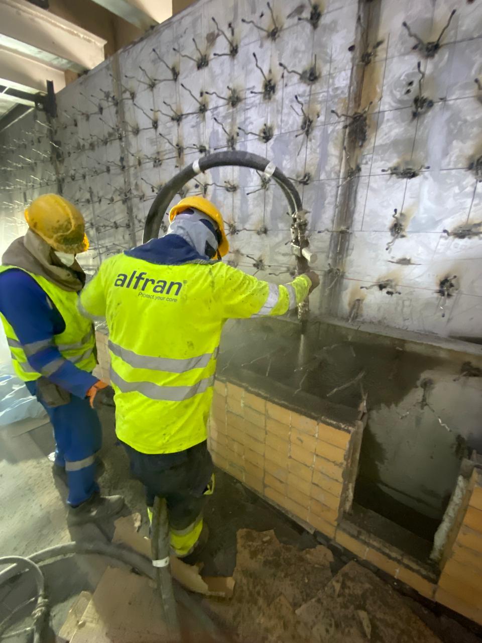 Refractory Works for Cooler at Suez Cement Plant