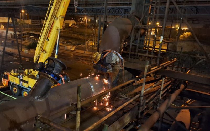 Assembly and Welding of Pipe lines at TGS (1) ----