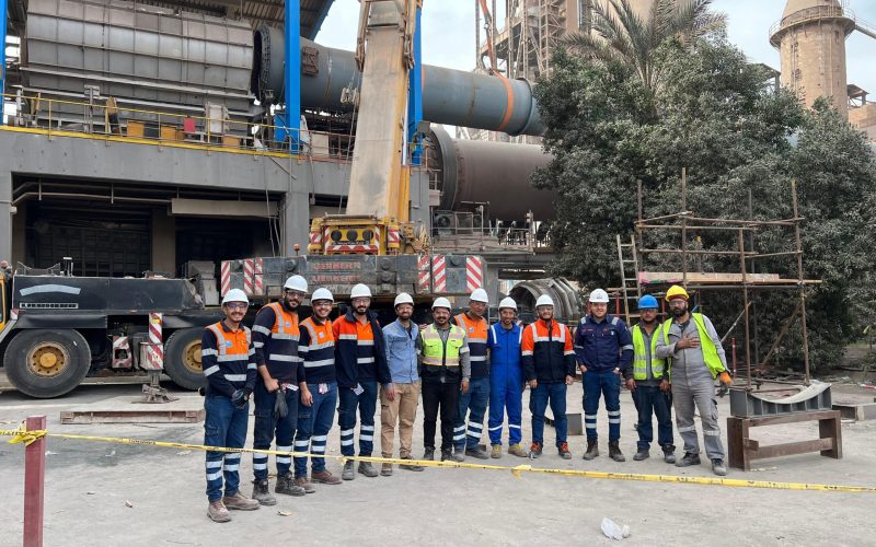 Celebration of Lafarge team with IMC1