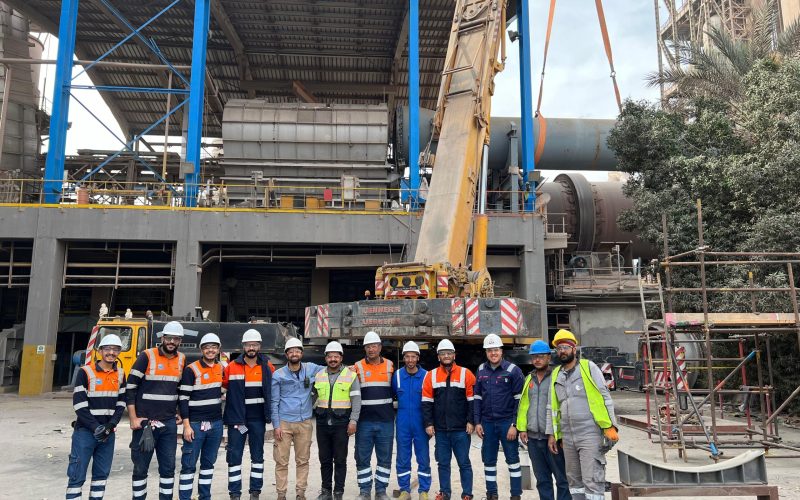 Celebration of Lafarge team with IMC2