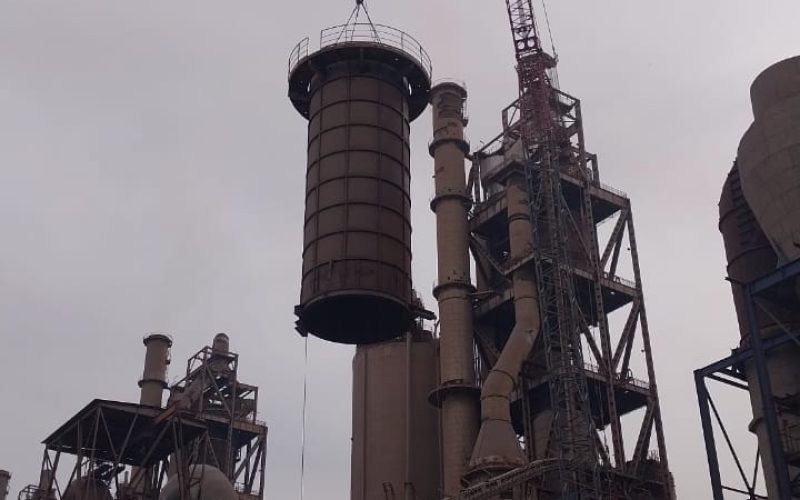 Installation of stack line 2 - 1