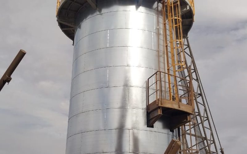 Installation of stack line 2 - 2